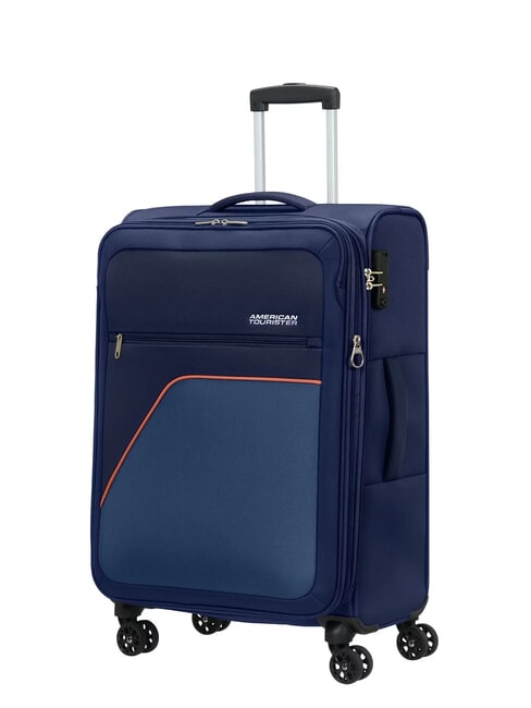 AMERICAN TOURISTER SKY SURFER Chariot extensible moyen DARKNAVY - Valises Semi-rigides