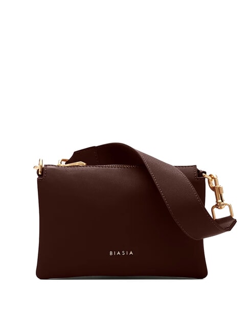 BIASIA FEATHER SMALL Petit sac à bandoulière en cuir sombre - Sacs pour Femme