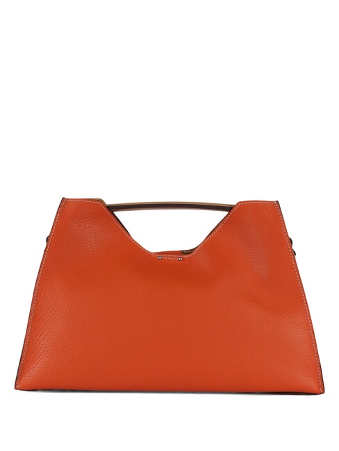 GIANNI CHIARINI AURORA L Sac à main avec bandoulière corail-nature - Sacs pour Femme