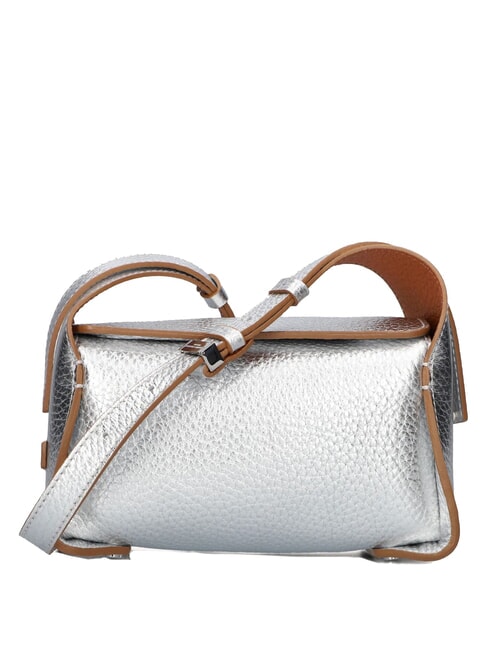 GIANNI CHIARINI PENELOPE Sac bandoulière en cuir argent-caramel - Sacs pour Femme
