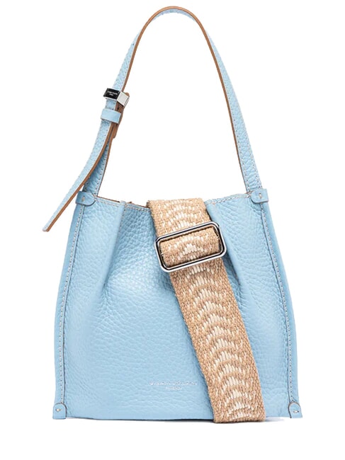 GIANNI CHIARINI DORY Sac seau à bandoulière, avec bandoulière ciel-caramel - Sacs pour Femme
