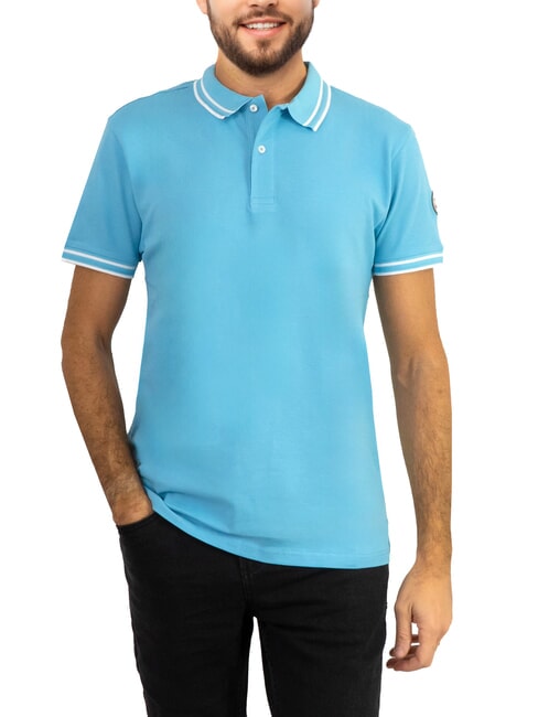 COLMAR MONDAY Polo extensible à manches courtes adobe/blanc - chemise polo