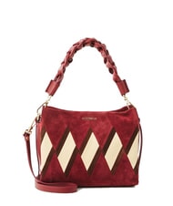 COCCINELLE BOHEME NEW GEOMETETRIC PATCH Sac à main en cuir suédé avec bandoulière - Sacs pour Femme