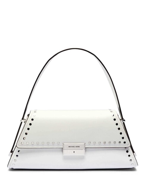 MICHAEL KORS LUDLOW Sac bandoulière en cuir blanc optique - Sacs pour Femme
