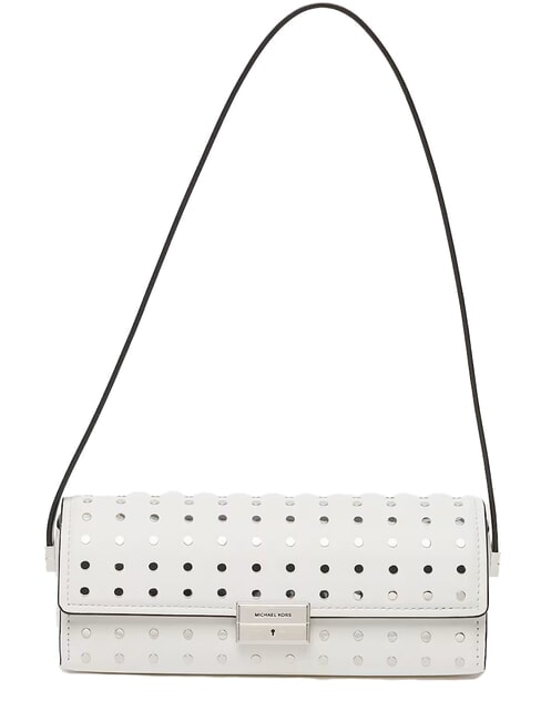 MICHAEL KORS LUDLOW Mini sac bandoulière en cuir blanc optique - Sacs pour Femme
