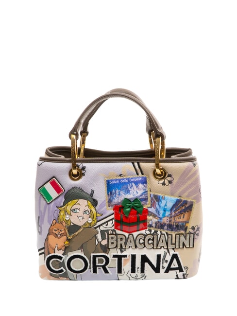 BRACCIALINI CARTOLINE CORTINA Sac à main avec bandoulière multi - Sacs pour Femme