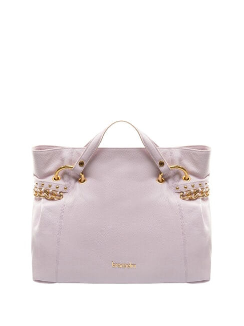 BRACCIALINI NORA Sac à main en cuir martelé lilas - Sacs pour Femme