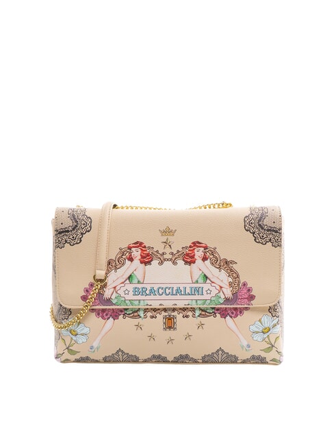 BRACCIALINI BRITNEY Sac bandoulière à rabat beige - Sacs pour Femme