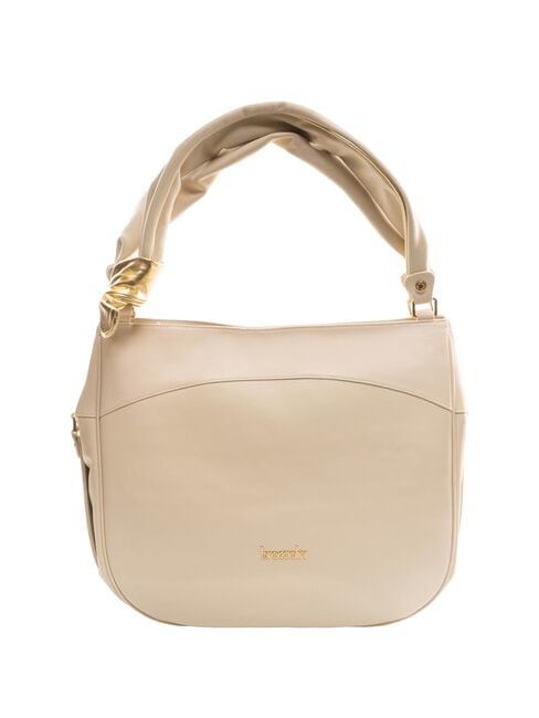 BRACCIALINI GRETA Sac à bandoulière en cuir beige - Sacs pour Femme