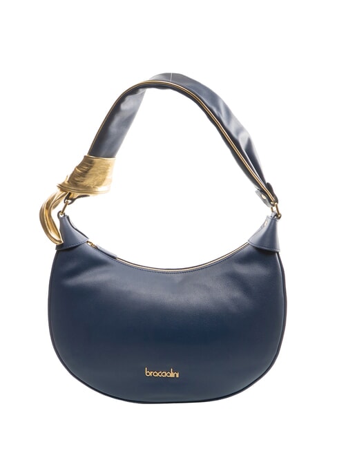 BRACCIALINI GRETA Sac à bandoulière en cuir bleu - Sacs pour Femme