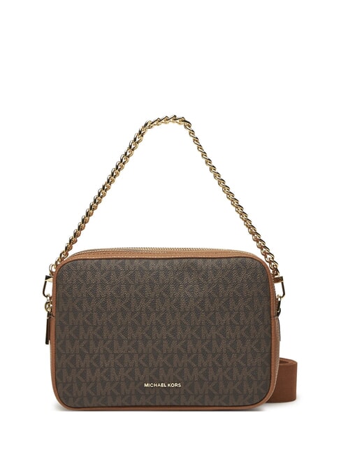 MICHAEL KORS BRYANT Sac bandoulière à imprimé logo intégral brn/gland - Sacs pour Femme