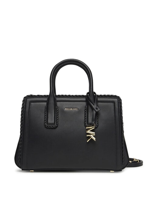 MICHAEL KORS LAILA Sac à main en cuir avec bandoulière noir - Sacs pour Femme