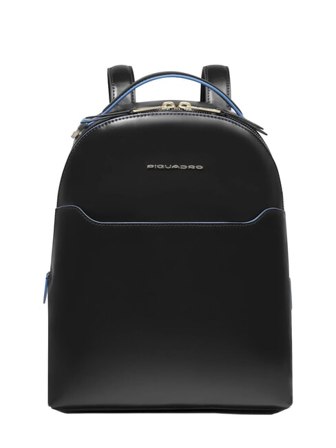 PIQUADRO BLUE SQUARE Sac à dos en cuir Noir - Sacs pour Femme