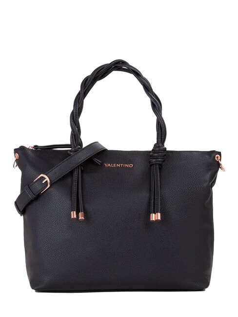 MARIO VALENTINO SCARLETT RE Sac bandoulière avec anses tressées noir - Sacs pour Femme