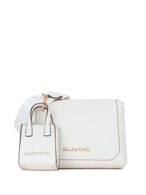 MARIO VALENTINO SAMANTHA Sac à bandoulière double et pochette blanc - Sacs pour Femme
