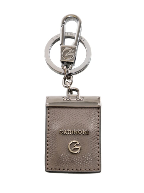 GATTINONI PLANETARIUM Porte-clés en cuir marron foncé - Porte-clés