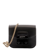 FURLA METROPOLIS Micro sac bandouli&egrave;re Noir - Sacs pour Femme - 1