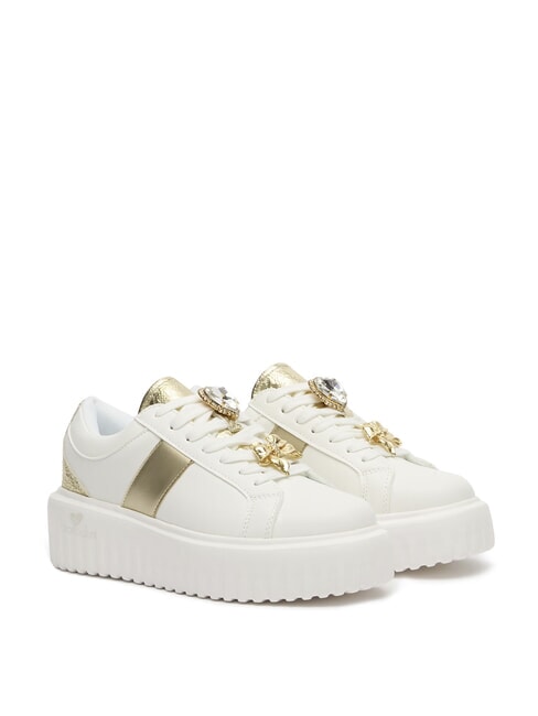 BRACCIALINI TUA Baskets Jewel blanc/or - Chaussures Femme
