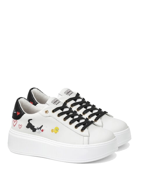 BRACCIALINI LOONEY TUNES Baskets à plateforme TWEETY&SILVESTRO multi - Chaussures Femme