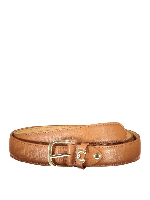 COCCINELLE METAL LOOP Ceinture en cuir Cognac - Ceintures