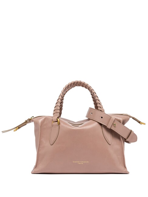 GIANNI CHIARINI ROXY Sac à main en cuir avec bandoulière sel rose - Sacs pour Femme