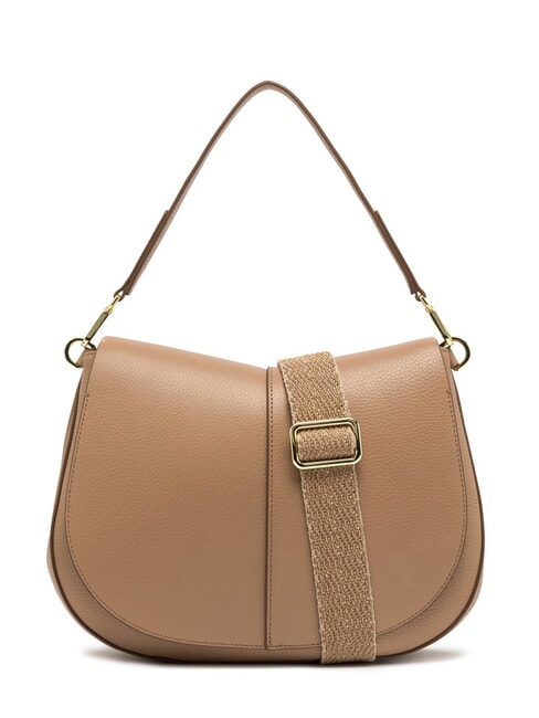 GIANNI CHIARINI HELENA ROUND Petit sac à bandoulière en cuir argile - Sacs pour Femme