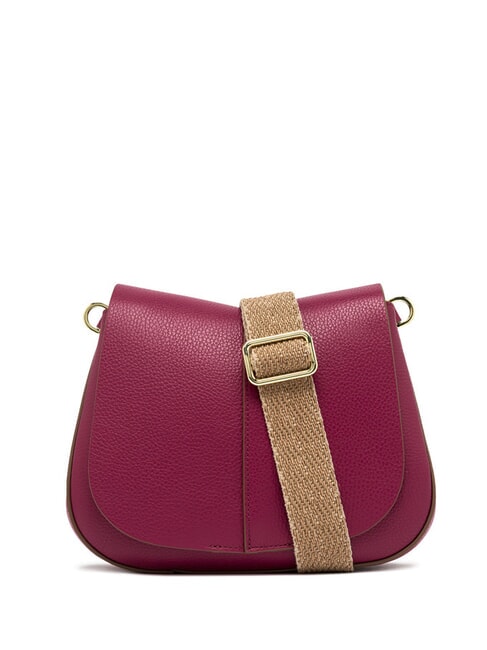 GIANNI CHIARINI HELENA ROUND Sac en cuir avec double bandoulière fleur du désert - Sacs pour Femme