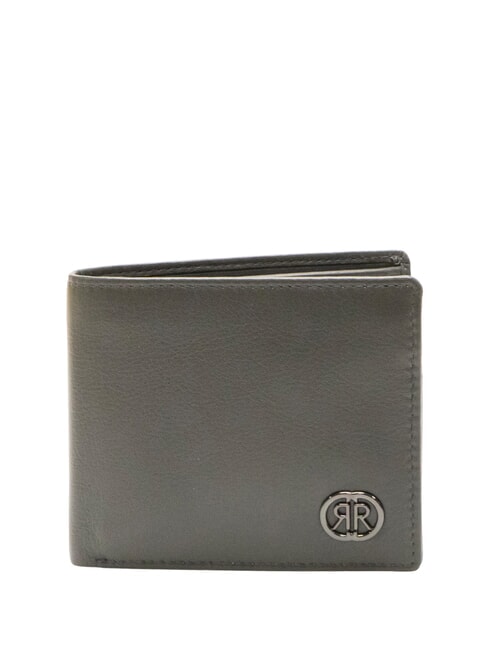 CERRUTI RAUL Portefeuille porte-monnaie en cuir gris - Portefeuilles Homme