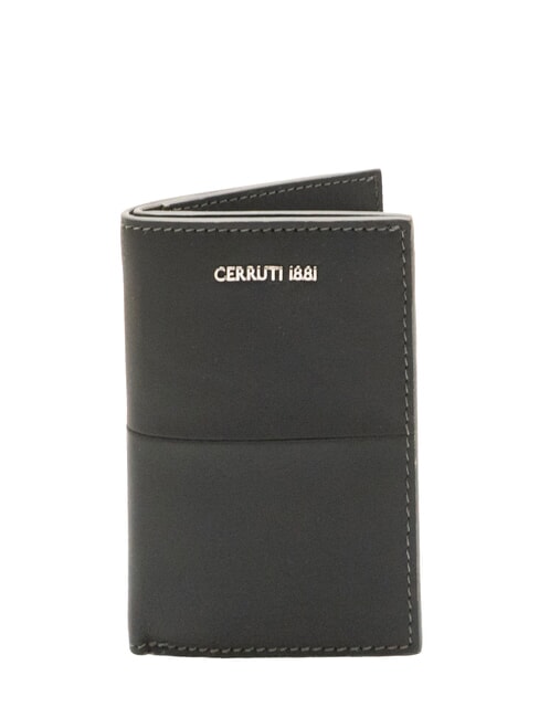 CERRUTI CERRUTIS Portefeuille vertical en cuir noir - Portefeuilles Homme