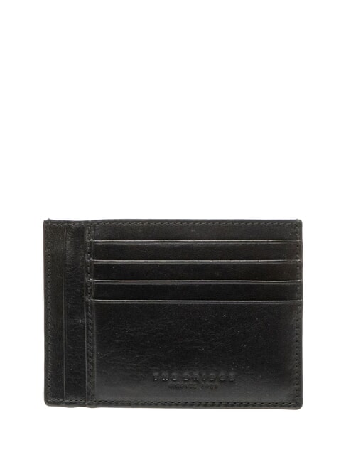 THE BRIDGE BUFALINI Porte-cartes plat en cuir Noir - Portefeuilles Homme