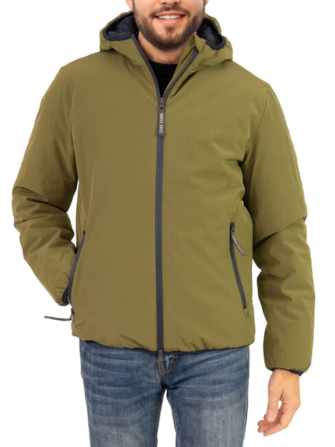NORTH SAILS SOFTSHELL blouson aviateur à capuche vert lierre - Vestes pour hommes