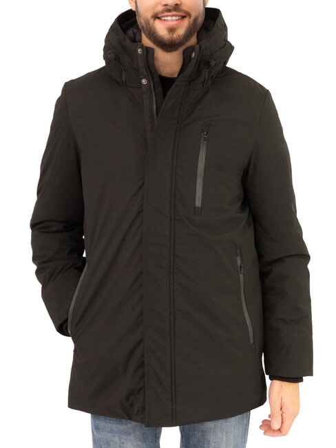 NORTH SAILS LIGHT SOFT Veste longue à capuche noir - Vestes pour hommes