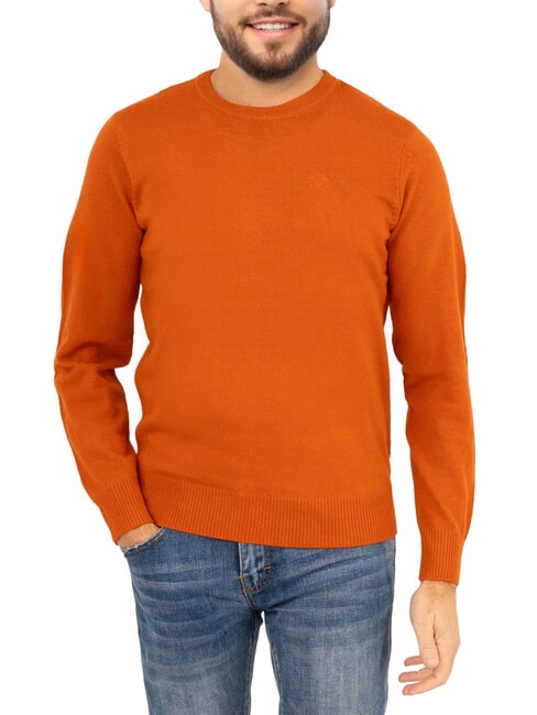 NORTH SAILS N|S Pull à col rond avec logo brodé flamme d'or - Pulls pour hommes