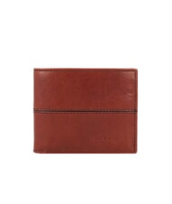 THE BRIDGE VESPUCCI Portefeuille en cuir 8cc MARRON - Portefeuilles Homme - 1