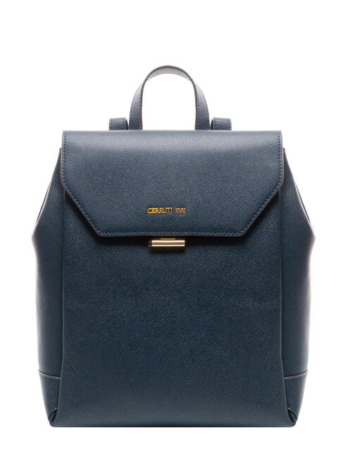 CERRUTI MARIANNE Sac à dos en cuir bleu - Sacs pour Femme