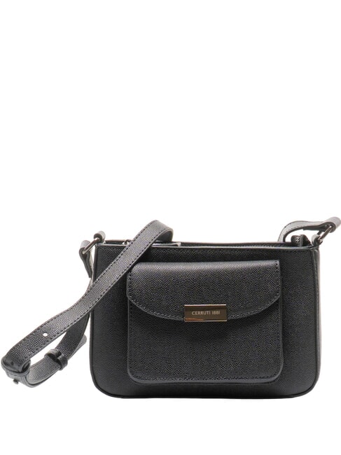 CERRUTI MARIE Mini sac bandoulière en cuir noir - Sacs pour Femme