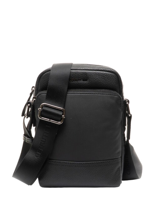 CERRUTI SCOTT sac en cuir noir - Sacs en Bandoulières pour Homme