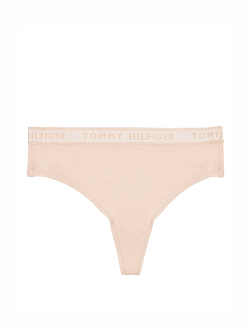 TOMMY HILFIGER TH String taille haute avec élastique logoté blush brumeux - Slip femme
