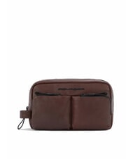 PIQUADRO HARPER Trousse de toilette en cuir - Trousses