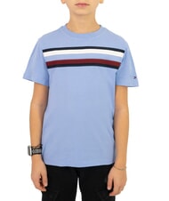 TOMMY HILFIGER TH KIDS T-shirt en coton Iris de juin - Tee-shirt enfant - 1