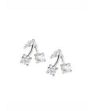AMEN DIAMONDS Boucles d'oreilles cerises avec zirconias - Boucles d'oreilles