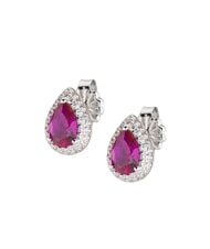AMEN DIAMONDS Boucles d'oreilles pendantes avec zircones colorées - Boucles d'oreilles