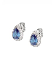 AMEN DIAMONDS Boucles d'oreilles pendantes avec zircones colorées - Boucles d'oreilles