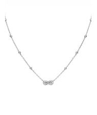 AMEN COCCOLE Collier avec symbole de l'infini et sphères - Colliers