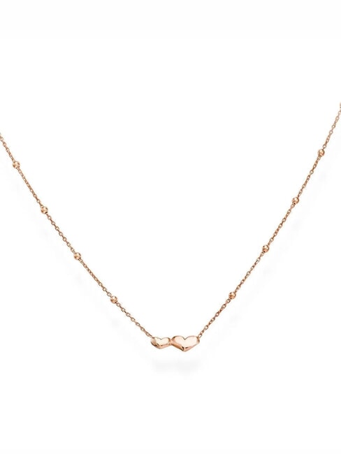 AMEN COCCOLE Collier en argent orné de cœurs et de sphères Rose - Colliers