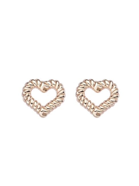 AMEN COCCOLE Boucles d'oreilles Torchon en forme de cœur Rose - Boucles d'oreilles
