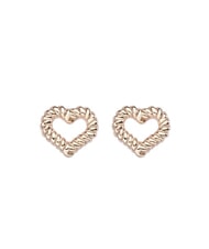 AMEN COCCOLE Boucles d'oreilles Torchon en forme de cœur - Boucles d'oreilles