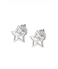 AMEN STELLE Boucles d'oreilles en zircon en forme de cœur - Boucles d'oreilles