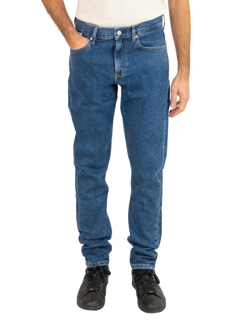 CALVIN KLEIN CK JEANS pantalon en jean droit coupe régulière denim - Jeans