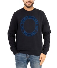 TOMMY HILFIGER TH Sweat-shirt à col rond pour homme avec logo - Pulls molletonnés